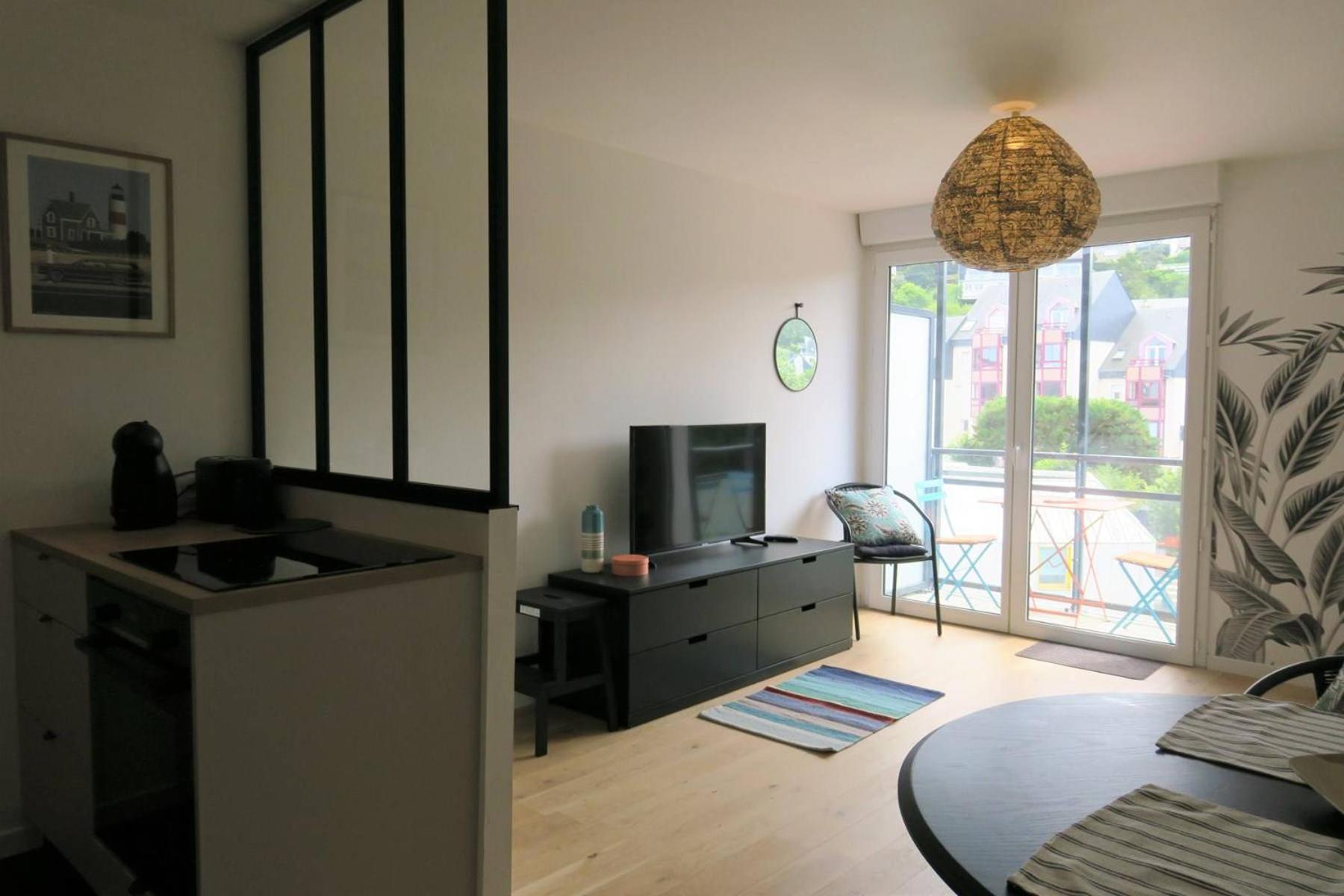 Bel Appartement neuf plage de Trestraou à PERROS-GUIREC - Ref 862 Perros-Guirec Exterior foto